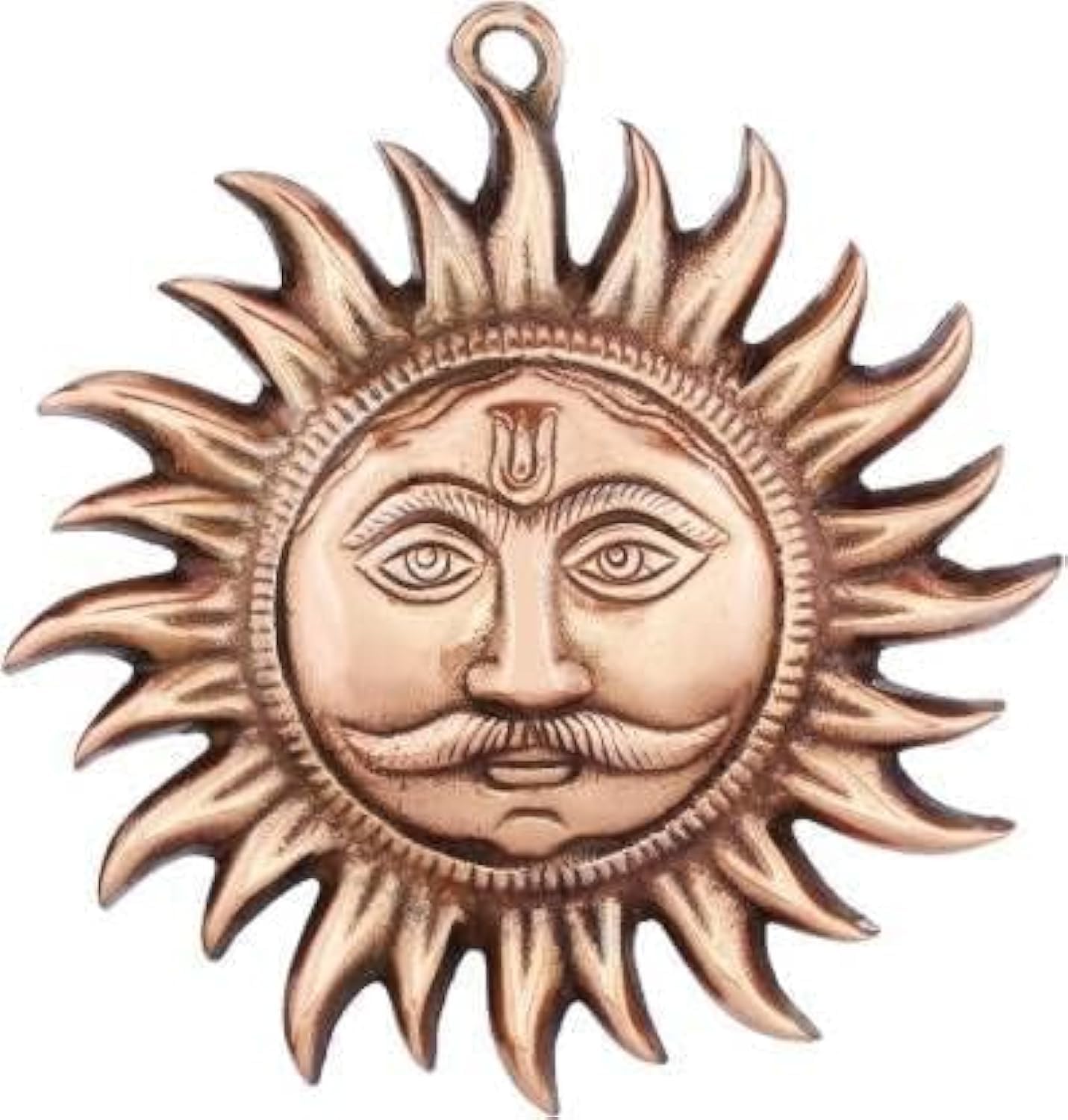 LUXCKY Surya Bhagwan | Wall Hanging Lord Sun Idol Suraj Murti Statue | Decorative Showpiece for Wall Room Décor Best for Housewarming Vaastu Fengshui Good Luck Decorative (6 inch) (Surya murti Small)